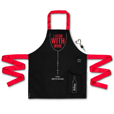 Schürze für eine kochende Frau (EN)