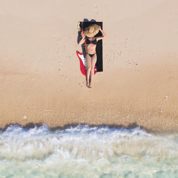 Novelty beach towel