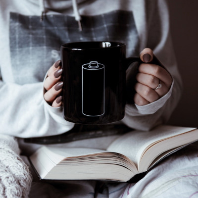 Riesen Batterie Becher