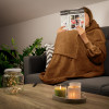Bluzair - Hoodie Decke - Toffee