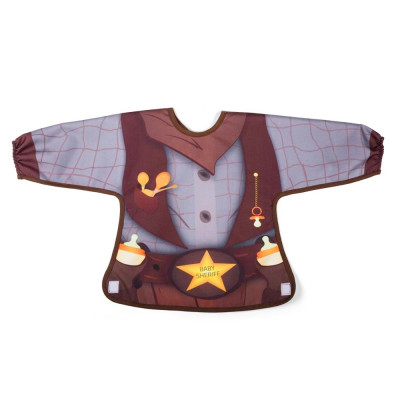Baby Sheriff - Babero y delantal