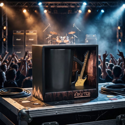 Cană Chitară Electrică - Stil Double Cut - Fără Inscripție