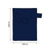 Blanket Dressing Gown Junior - Navy blue