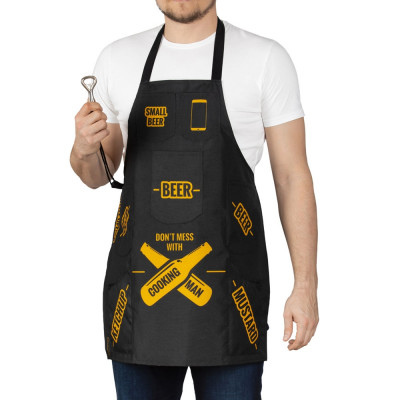 Schürze für einen kochenden Mann (EN)