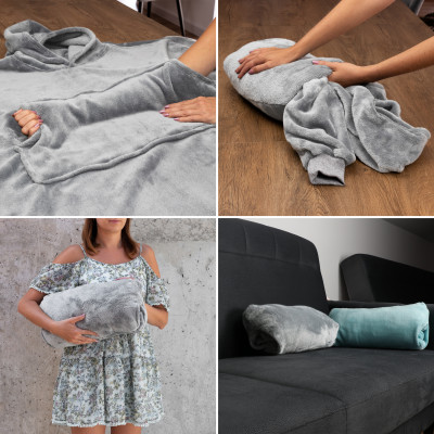 Bluzair - Felpa Coperta - Grigio chiaro