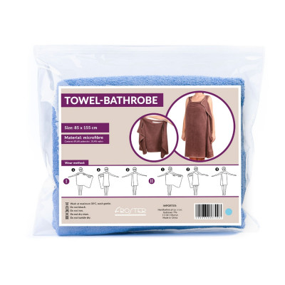 Bademantel Handtuch - Rosa