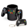 Hrnček Gamepad pre Hráča - Game Over x Kľúčenka pre gamepad