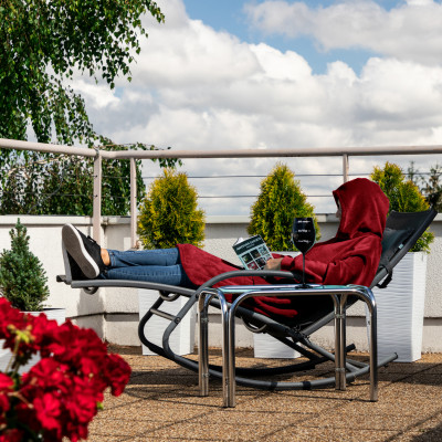 Bluzair - Hoodie Decke - Burgund