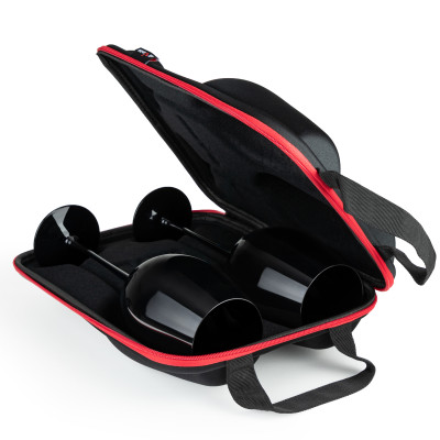 diVinto Etui mit Weingläsern - Black