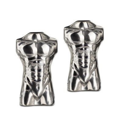 Edelstahl-Eiswürfel - Mann