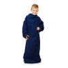 Blanket Dressing Gown Junior - Navy blue