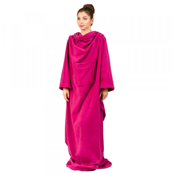 Coperta con le maniche - Fucsia