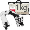 Sensonis Peluche con Peso Gato con Manchas Negras 1 kg