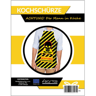 Kochschürze - Achtung! Der Mann in Küche (DE)