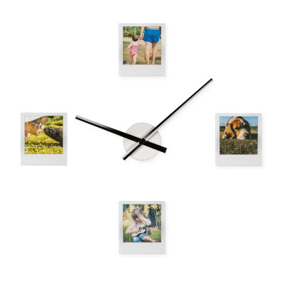 Impressions Clock - Wanduhr mit Fotorahmen