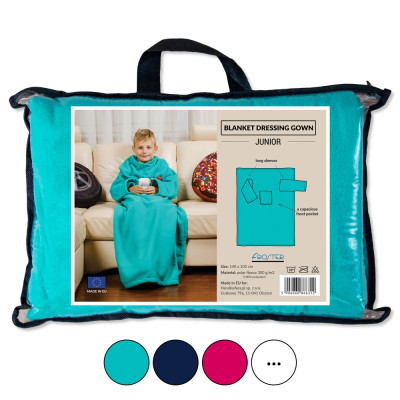 Kuscheldecke mit Ärmeln Junior - Fuchsie