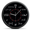 Mathematik Wanduhr - stiller Mechanismus
