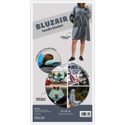 Bluzair - Hoodie Decke - Minze