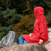 Bluzair - Hoodie Decke - Rot