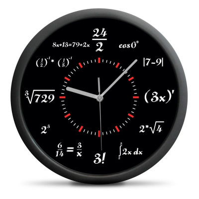 Reloj de Matemáticas - Mecanismo silencioso