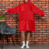Bluzair - Hoodie Decke - Rot