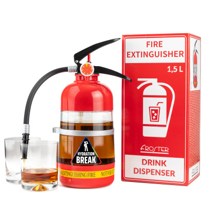 Fire Extinguisher Drink Dispenser - Hydration Break