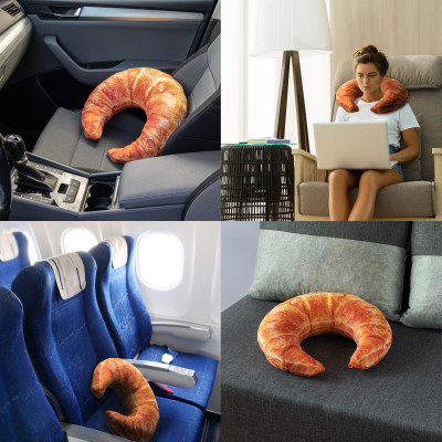 Beheiztes Croissant - Riesiges Kissen