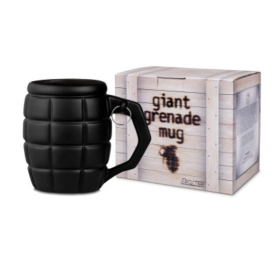 Tazza Granata Gigante - Nero