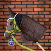 Skippi halter for a Hobby Horse - Reins and 2 Removable Fleece Covers -  Light Green