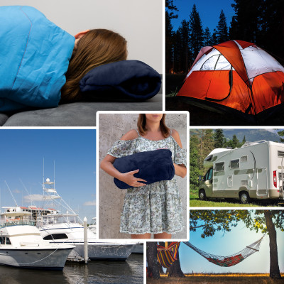 Bluzair - Felpa Coperta - Blu marino