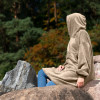 Bluzair - Hoodie Decke - Hellbeige