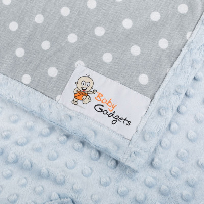 Baby Wrapi - Kuscheldecke mit Ärmeln - Blau