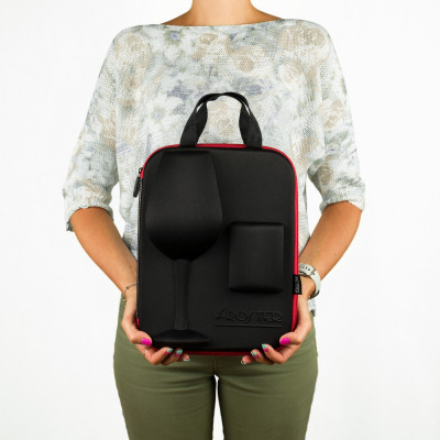 Froster Etui für Paare mit Weinglas und Whiskyglas Black