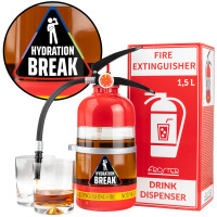 Fire Extinguisher Drink Dispenser - Hydration Break
