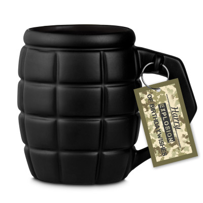 Tazza Granata Gigante - Nero