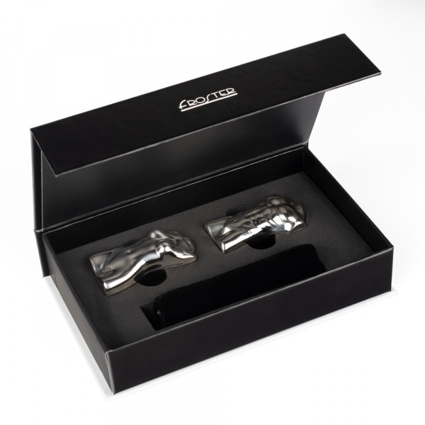 Metal whisky cubes as a gift