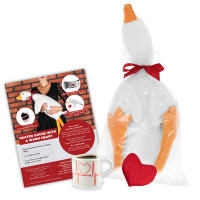 Magic Feeling Gift Set - Heated Goose with a Warm Heart and Magic Mug