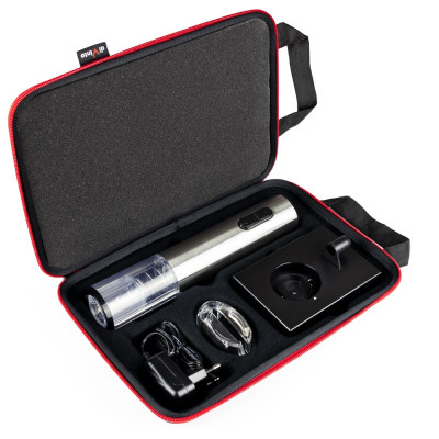 Silver Twister Deluxe Elektrischer Korkenzieher