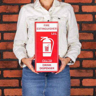 Getränkespender Feuerlöscher